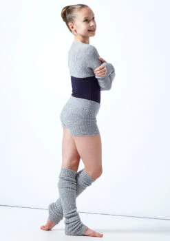 Move Dance Teen Daniella Knit Shrug -Dance Clothing Store MOZ5718 GRY BACK 1 04252.1678885168