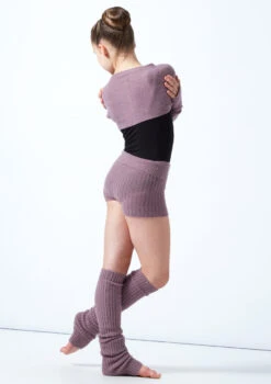 Move Dance Teen Daniella Knit Shrug -Dance Clothing Store MOZ5718 PURP BACK 1 67145.1678885167