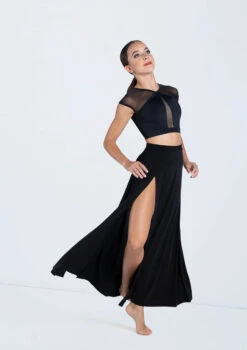Weissman Matte Jersey Maxi Skirt -Dance Clothing Store MT10463 black S13081 black 961 61363.1698450570