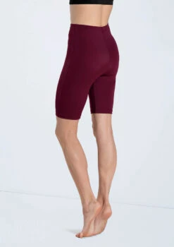 Weissman Classic Matte Bike Shorts -Dance Clothing Store MT13219 blackcherry 050 36413.1698718720