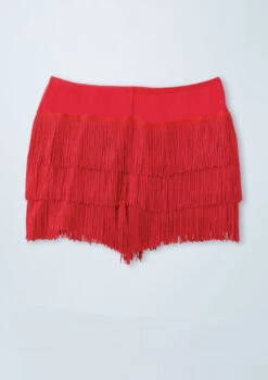 Weissman Fringe Shorts 11 Weissman Fringe Shorts -Dance Clothing Store MT3228 red offfigure 004 17943.1678891258