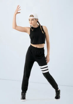Weissman Sleeveless Crop Top 5 Weissman Sleeveless Crop Top -Dance Clothing Store PT7687 black AH9836 black 2394 78790.1698450570