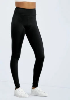Weissman Lustre High-Waist Leggings -Dance Clothing Store SH11069 black 014 38848.1678891501