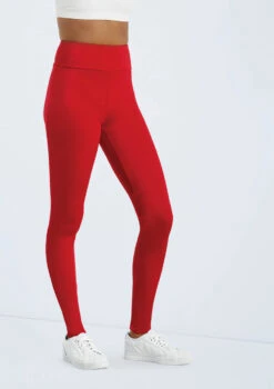 Weissman Lustre High-Waist Leggings -Dance Clothing Store SH11069 red 021 86860.1678891500