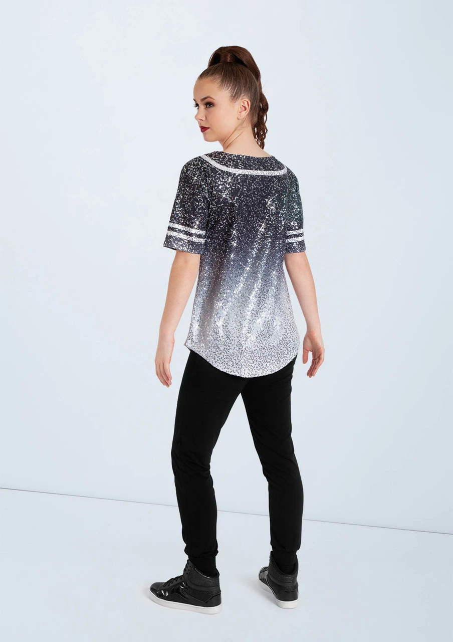 Weissman Sequin Baseball Jersey 1 Weissman Sequin Baseball Jersey