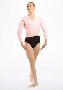 Tappers & Pointers Kids Knit Ballet Wrap -Dance Clothing Store TAXCLS MAIN PNK 73476.1683935979