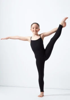 Alegra Karly Girls Camisole Catsuit -Dance Clothing Store al c5226 alegra karly girls camisole catsuit black front T 06282.1690534006