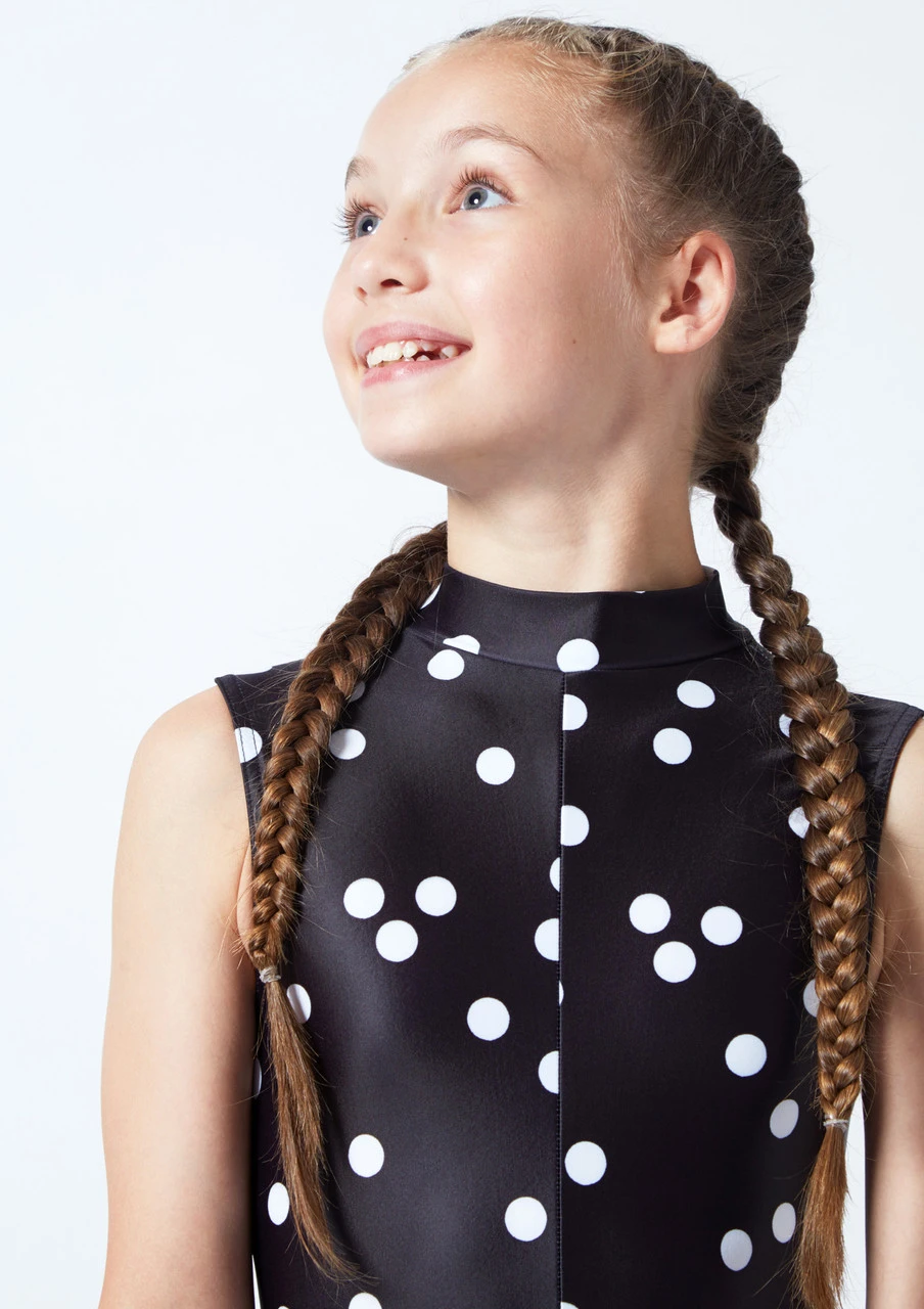 Alegra Girls Patterned Rhona Unitard 2 Alegra Girls Patterned Rhona Unitard - Image 2