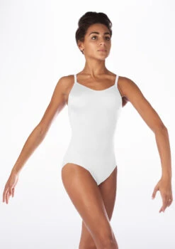 Alegra Shiny Cleo Leotard -Dance Clothing Store all0206 white front 06953.1678872900