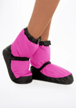 Bloch Warm Up Bootie - Kids -Dance Clothing Store bl im009k bloch warm up bootie kids pink main image T 12403.1698799272
