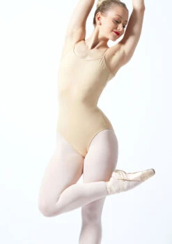 Bloch Nejor Camisole Leotard -Dance Clothing Store bl l5607 bloch nejor camisole leotard tan front thumbnail T 84694.1698799549