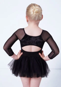 Bloch Girls Kelsey Tutu Leotard -Dance Clothing Store blcl0249 black close up back 01065.1675901673