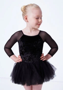 Bloch Girls Kelsey Tutu Leotard -Dance Clothing Store blcl0249 black close up front 84022.1675901673