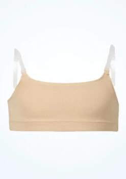 Bloch Girls Leia Crop Top -Dance Clothing Store blcz3177 sand front 12292.1691450426