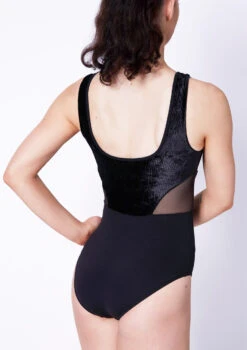 Bloch Larissa Scoop Neck Tank Leotard -Dance Clothing Store bll1005 black close up back 81750.1675901949