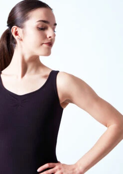 Bloch Adagio Leotard -Dance Clothing Store bll5415 black close up front 43166.1678926015