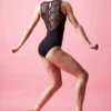 Bloch Fresia Lace Back Leotard - Black