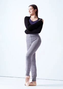 Bloch Lydia Knit Shoulder Shrug -Dance Clothing Store blz0979 black front 4 53244.1678881337