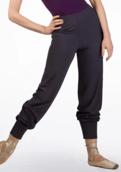 Ballet Rosa Tapered Bamboo Pants -Dance Clothing Store br ryoko ballet rosa tapered bamboo pants grey front thumbnail T 32975.1698804054