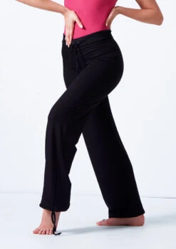 Ballet Rosa Adjustable Bamboo Pants -Dance Clothing Store brayana black front t 93011.1698802534