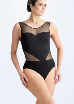 Ballet Rosa Danna Mesh Tank Leotard 7 Ballet Rosa Danna Mesh Tank Leotard -Dance Clothing Store brdanna black front t 41049.1698711779