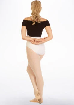 Capezio Soft Knit Dance Sweater -Dance Clothing Store ca 11383w capezio soft knit dance sweater black back 71264.1678927026