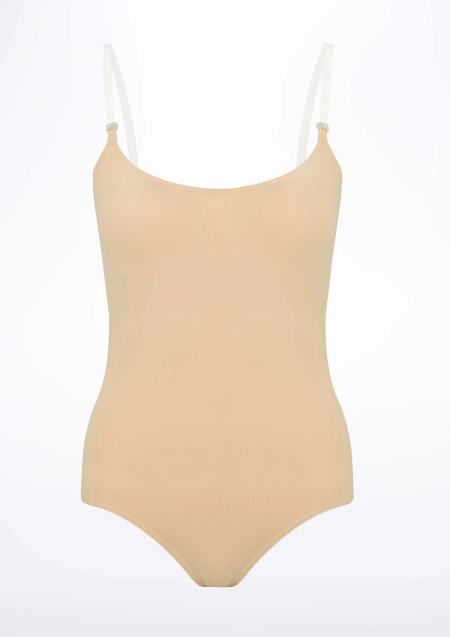 Capezio BraTek Nude Camisole Leotard 1 Capezio BraTek Nude Camisole Leotard