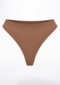 Capezio Thong -Dance Clothing Store ca 3678 capezio thong brown front no1 15281.1678927120