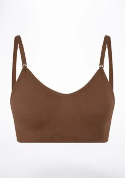 Capezio Leotard Bra -Dance Clothing Store ca 3683 capezio leotard bra brown front no1 11278.1678927125