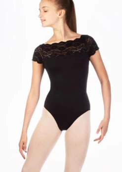 So Danca Teen Cap Sleeve Leotard -Dance Clothing Store e 11134 so danca teen cap sleeve leotard black thumbnail T 51586.1698810714