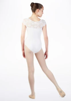 So Danca Teen Cap Sleeve Leotard -Dance Clothing Store e 11134 so danca teen cap sleeve leotard white no1 32198.1678885698