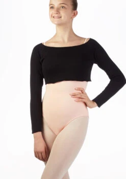 Intermezzo Teen Cropped Sweater -Dance Clothing Store it 6421 intermezzo teen cropped sweater black front thumbnail T 44961.1698809391