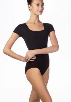 Move Dance Hadey Girls Square Neck Leotard -Dance Clothing Store mo l5137 move hadey square neck leotard black front thumbnail T 84895.1692921255