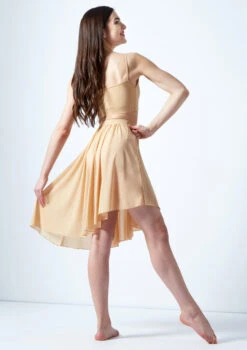 Move Dance Eris Asymmetric Lyrical Half Skirt 21 Move Dance Eris Asymmetric Lyrical Half Skirt -Dance Clothing Store mo r0020 move dance eris asymmetric lyrical half skirt tan back 57090.1678884615