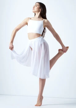 Move Dance Eris Asymmetric Lyrical Half Skirt 24 Move Dance Eris Asymmetric Lyrical Half Skirt -Dance Clothing Store mo r0020 move dance eris asymmetric lyrical half skirt white front 08671.1678884614