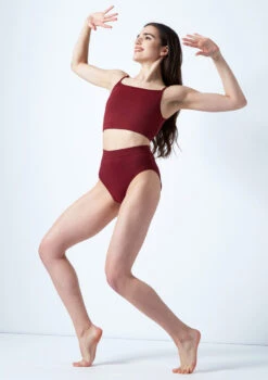 Move Dance Carpo Camisole Crop Top -Dance Clothing Store mo z0254 move dance carpo camisole crop top red front 75500.1678884915