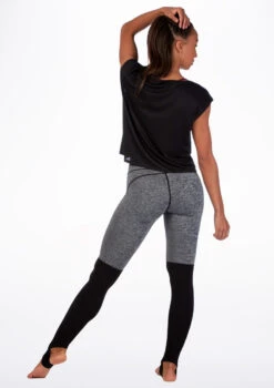 Move Dance Mesh Back Dance T Shirt -Dance Clothing Store mo z0607 move mesh back dance t shirt black back 12903.1678884941