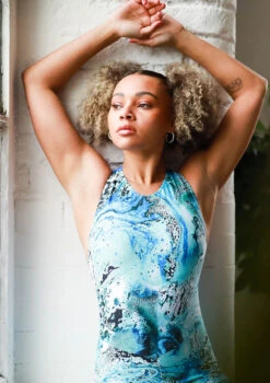 Move Dance Onyx Cross Back Unitard - Pacific 18 Move Dance Onyx Cross Back Unitard - Pacific -Dance Clothing Store moc0901 pac close up front 2 24081.1678928435