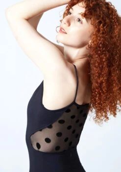 Move Dance Matilda Camisole Leotard -Dance Clothing Store mol0660 black close up back 1 97606.1678884280