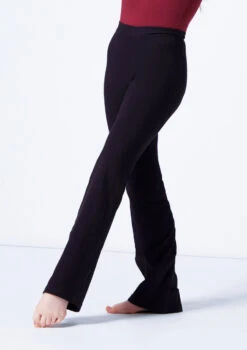 Move Dance Robyn Kids Jazz Pants -Dance Clothing Store mop5002 black front t 39419.1695433072