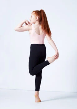 Move Dance Lana Girls Dance Leggings -Dance Clothing Store mop5004 black back 39388.1689206359