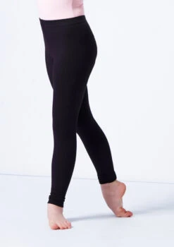 Move Dance Lana Girls Dance Leggings -Dance Clothing Store mop5004 black front t 87957.1691020016