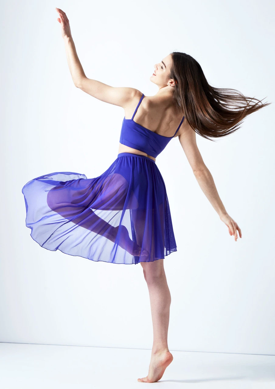 Move Dance Eris Asymmetric Lyrical Half Skirt 4 Move Dance Eris Asymmetric Lyrical Half Skirt - Image 4