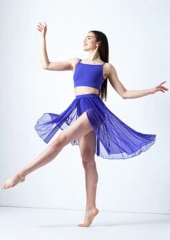 Move Dance Eris Asymmetric Lyrical Half Skirt
