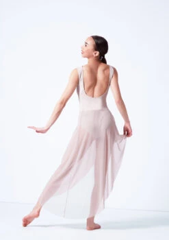 Move Dance Amaya Asymmetric Skirt -Dance Clothing Store mor0033 latte back 28207.1681806937