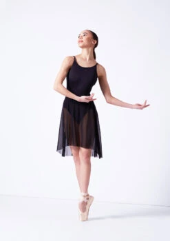 Move Dance Leilani High Low Skirt -Dance Clothing Store mor0036 black front 1 66308.1681806947