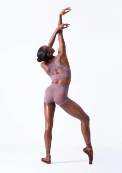 Move Dance Lotus Dance Shorts -Dance Clothing Store mor0643 orchid pink back 93770.1683070395