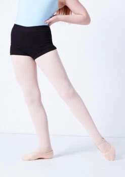 Move Dance Thalia Girls Dance Shorts -Dance Clothing Store mor5011 black front t 78136.1693005815