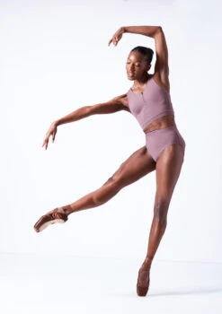 Move Dance Lorien Zip Crop Top -Dance Clothing Store mos0602 orchid pink front 1 35816.1683070441