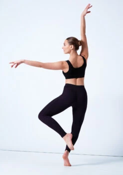 Move Dance Katie Bra Top -Dance Clothing Store moz0227tur black back 2 56460.1678884894
